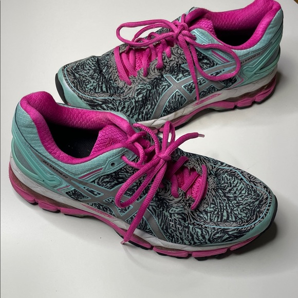 Asics Shoes - ASICS Women's‎ Athletic Shoes - Teal and Pink